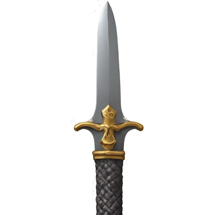 Joan of Arc sword pointing up emoji