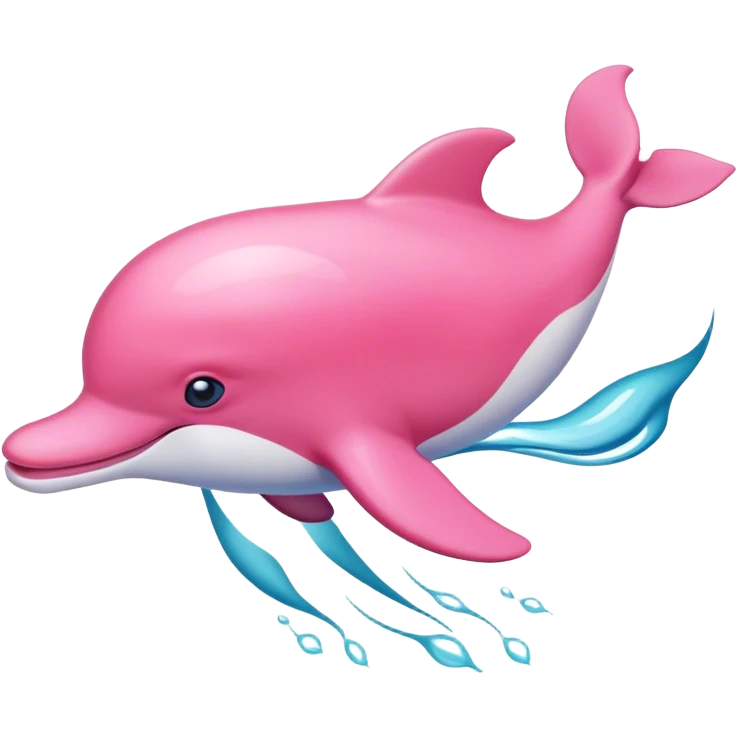 Delfín rosa emoji