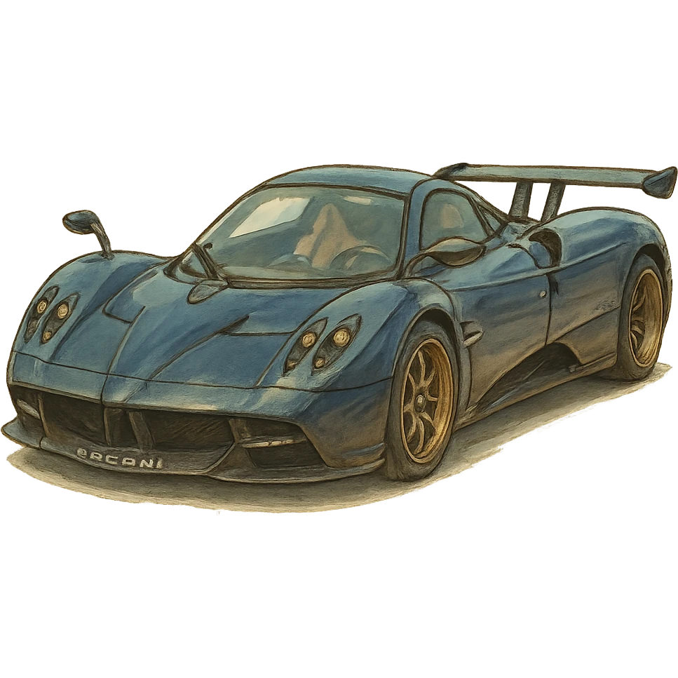 Pagani supercar emoji