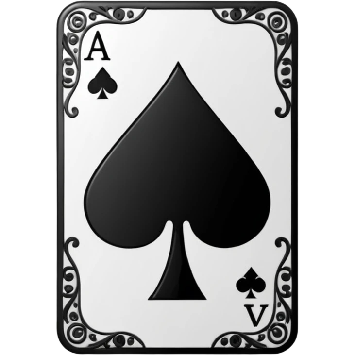 ace of spades emoji
