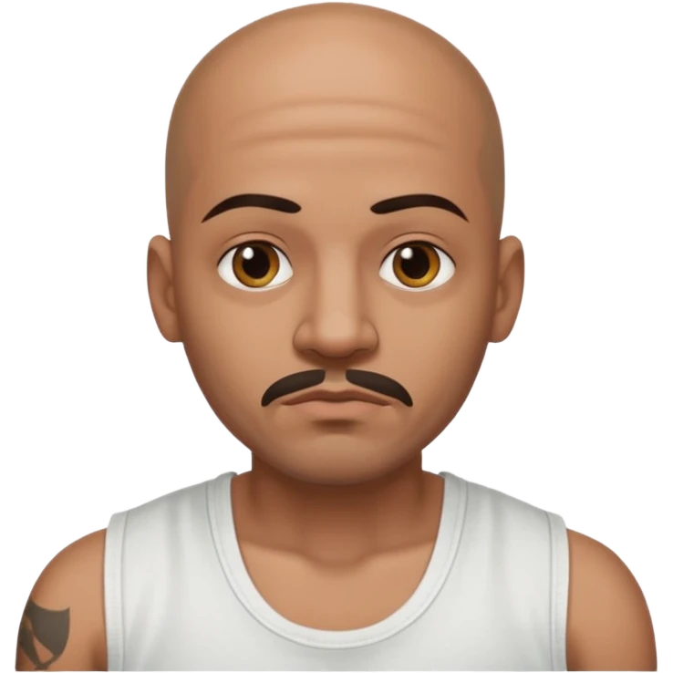 a bald Mexican cholo from east LA emoji