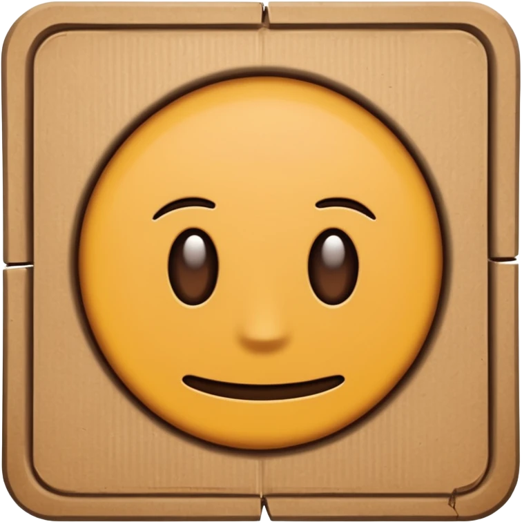 cardboard sign emoji