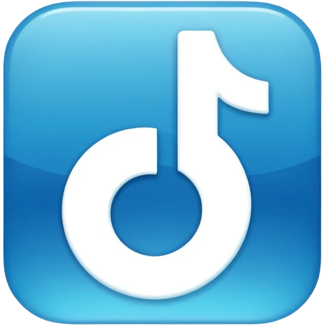 TikTok mavi tik emoji