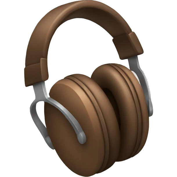 brown Headphones emoji