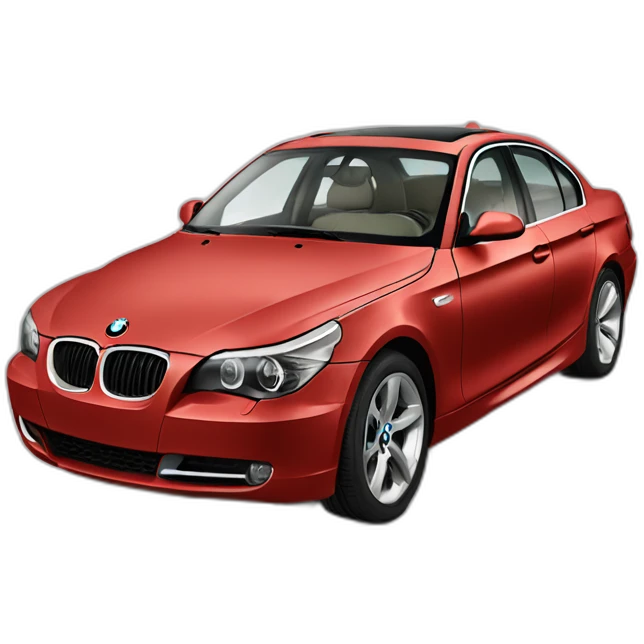 BMW-520-car emoji