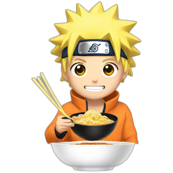naruto eating ramen emoji