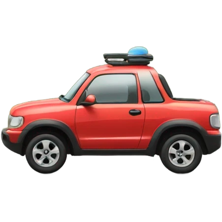 driving car mountain emoji