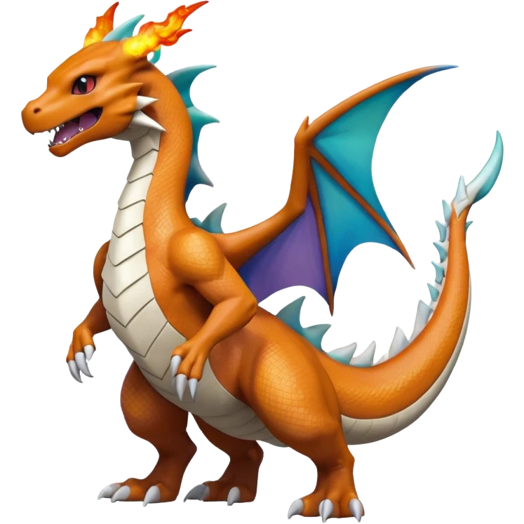 Noivern-Marowak-Charizard-Lugia-Fakémon-hybrid-creature (full body)  emoji