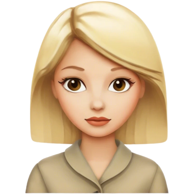 блондинка ооочень сильно стильная emoji