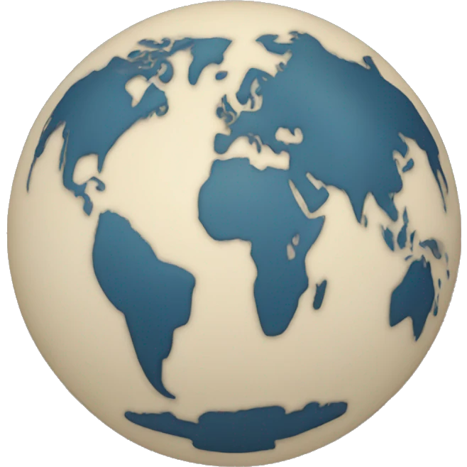 Flat earth globe emoji