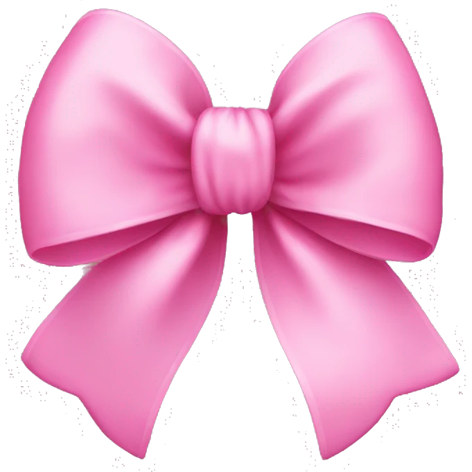 pink bow emoji