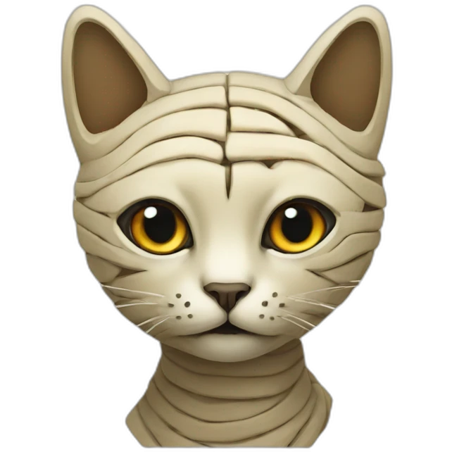 Cat mummy emoji