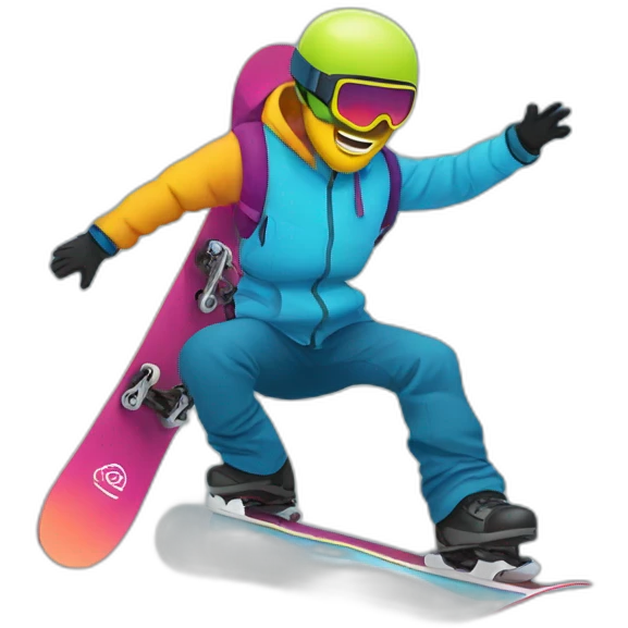 Snowboard emoji