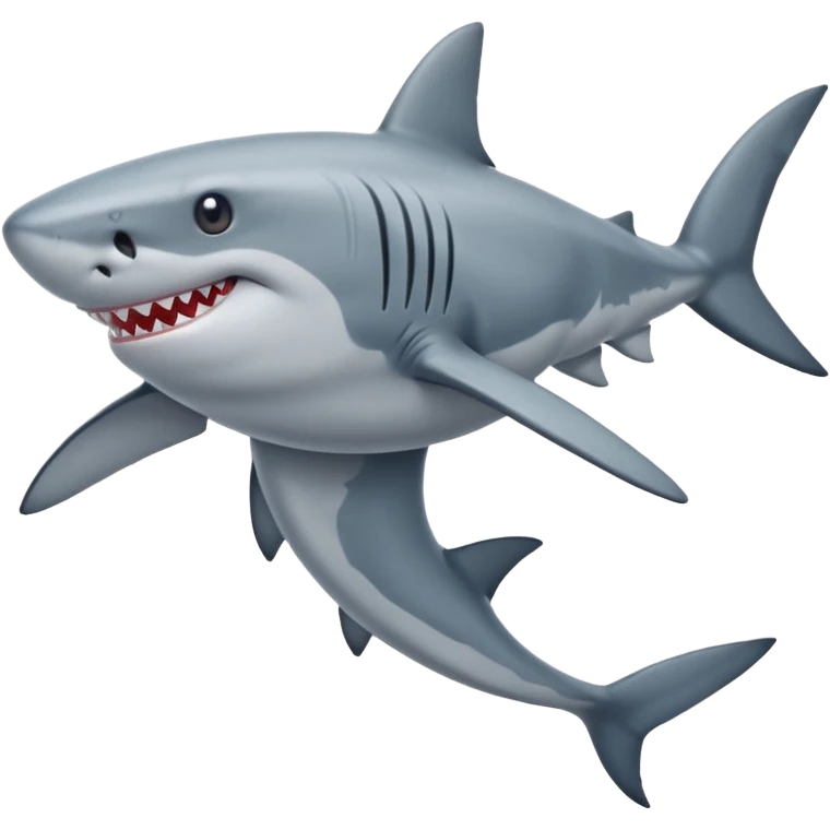 Shark with shoes on  emoji