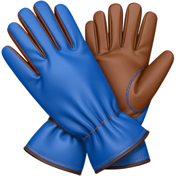 colored gloves emoji