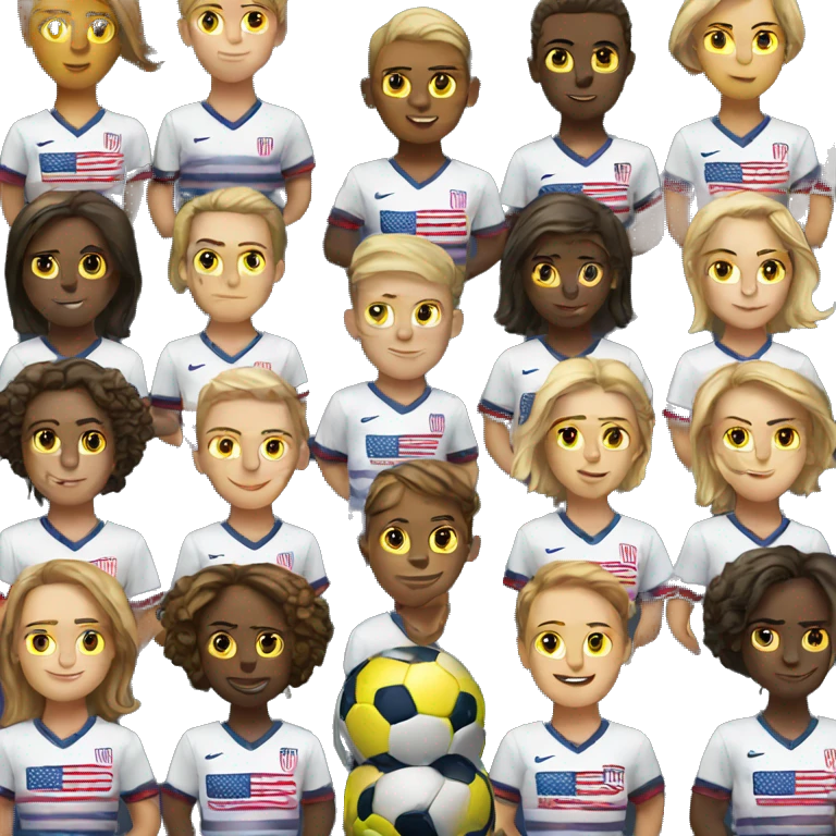USA soccer emoji