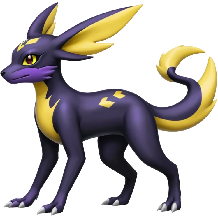 Salandit-Helioptile-Umbreon-Silvally-fusion (full body) emoji