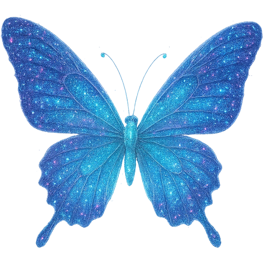 sparkling butterfly emoji