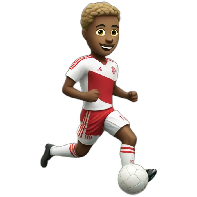 ajax player running emoji