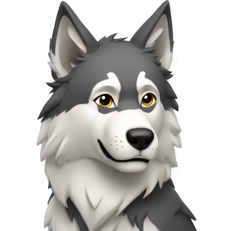 Lobo - luna emoji