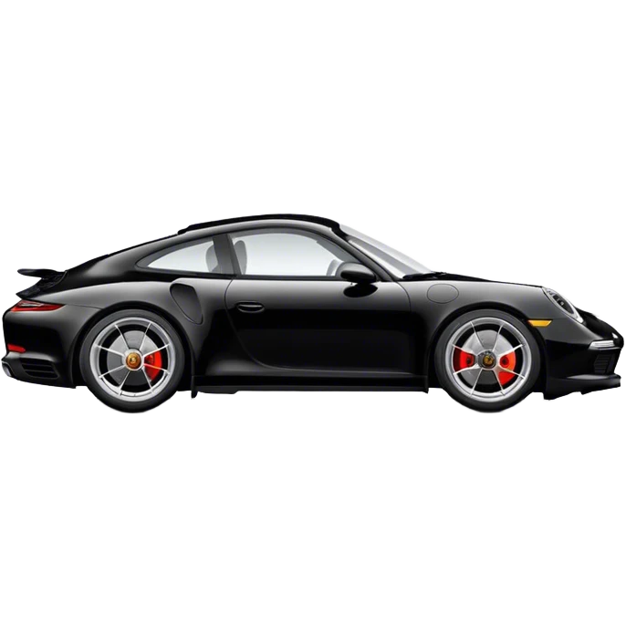Porsche 911 - Porsche (Model Year: 2021) (Iconic colour: Black) emoji