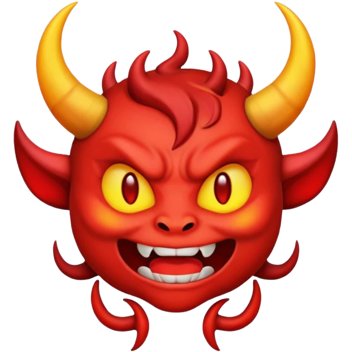 tạo cho tôi emoji demon nữ màu tím  emoji