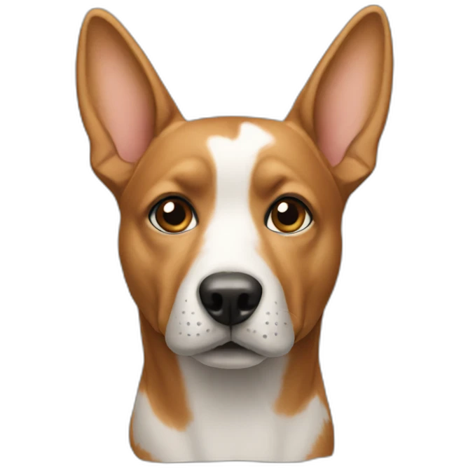 A model dog emoji