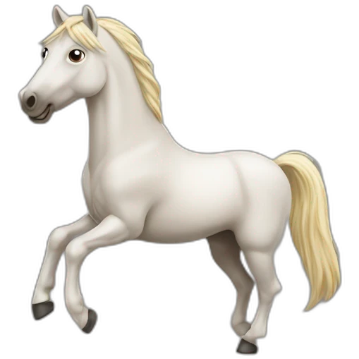 Un cheval qui se cabre emoji