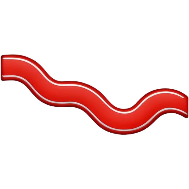 Red line painting emoji