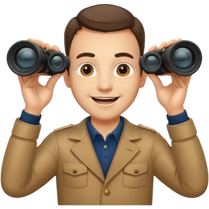 Leandro Trossard's binoculars celebration emoji