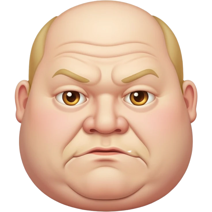 fat ugly man emoji