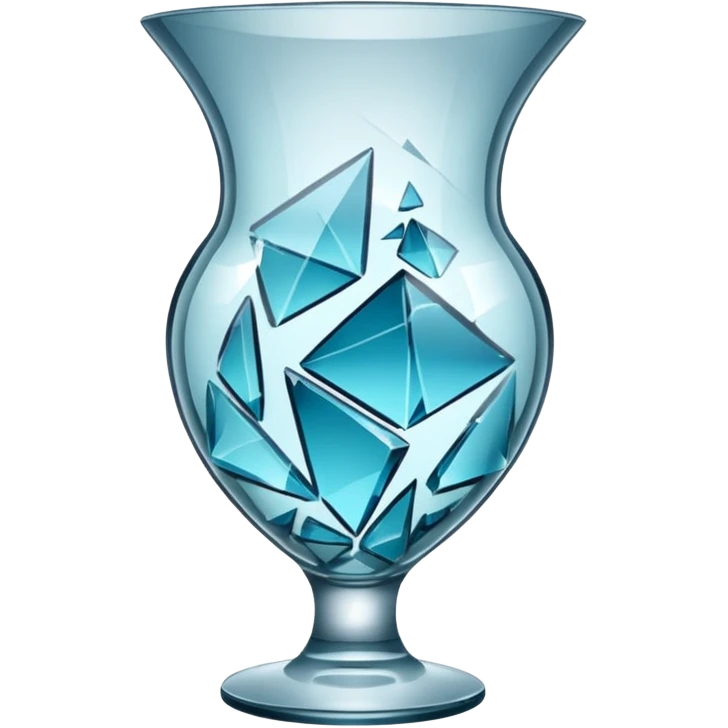 shattered glass vase emoji