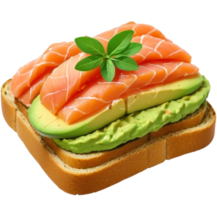 Avocado Salmon Toast emoji