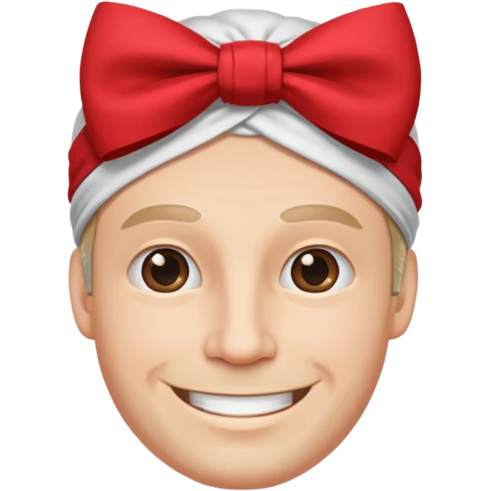adult man with head bow  emoji