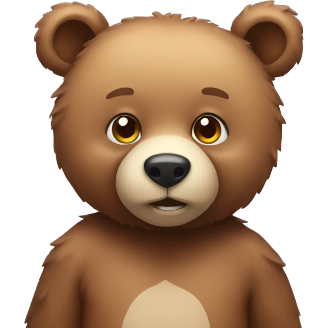 Cute bear emoji