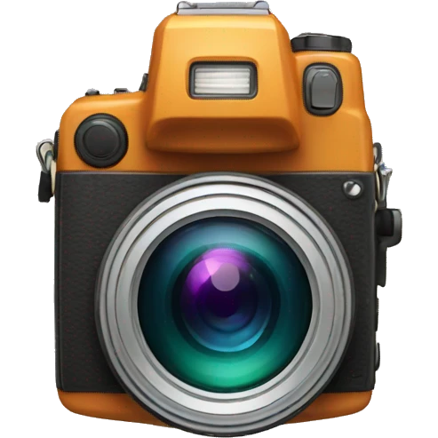 camera lens emoji