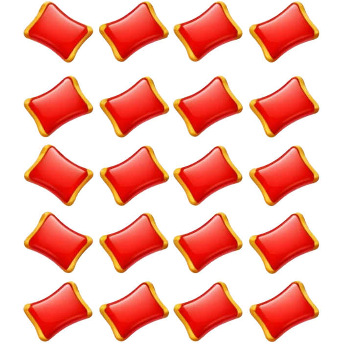 Red chips emoji render emoji