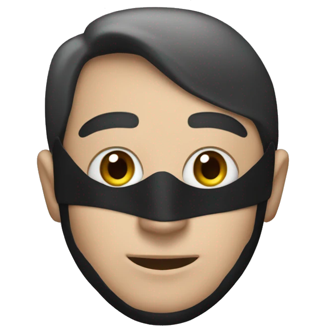 Jef bezos in black mask emoji