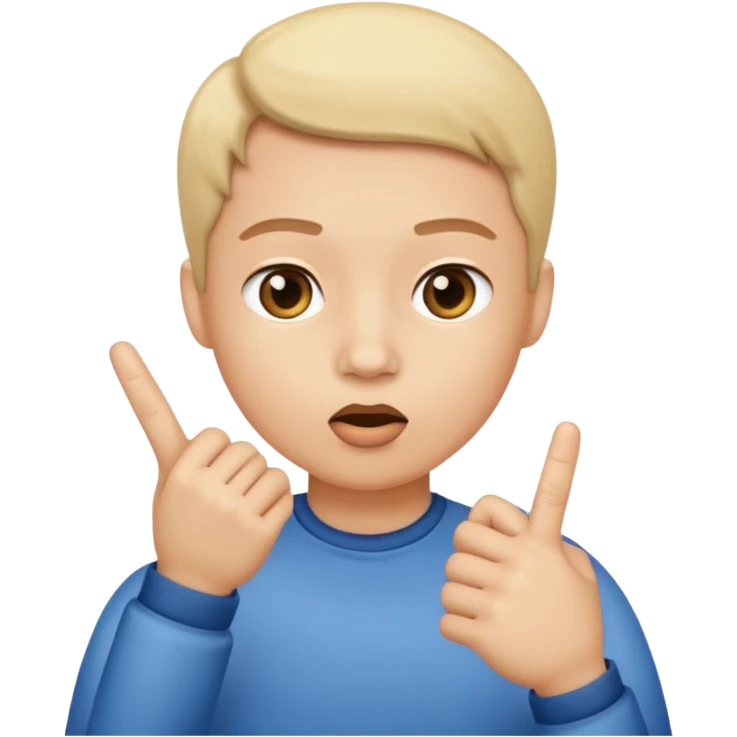 shushing finger emoji