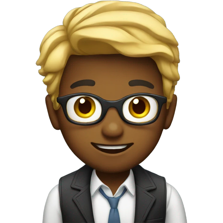Kid television host emoji