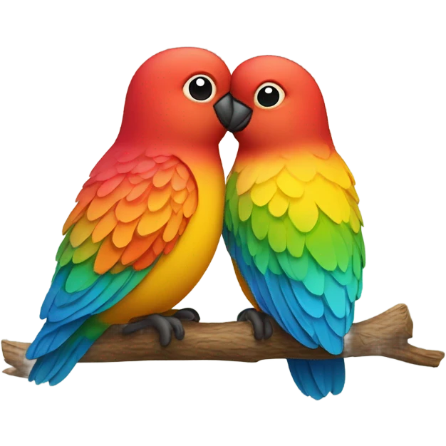 Love birds  emoji