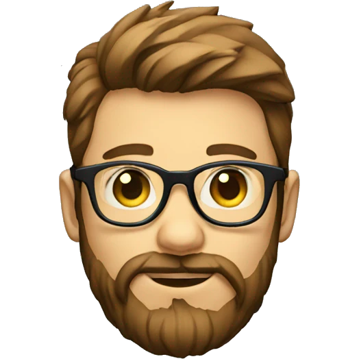 Beard With Eyeglasses Boy emoji