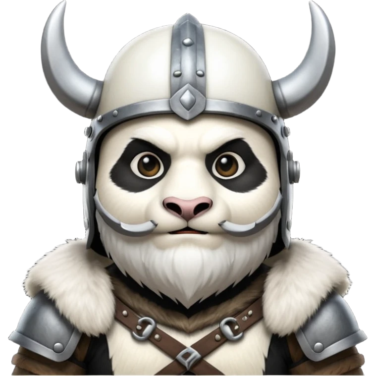Panda Bear viking emoji