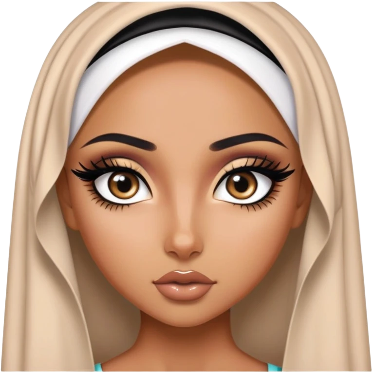 arabian, pretty eyes, black eyeliner, pretty bratz baddie emoji