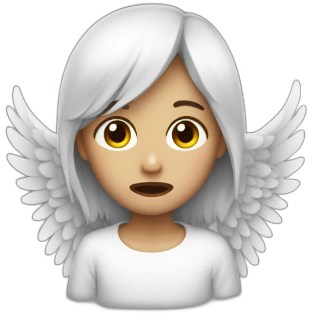 Cry Angel emoji