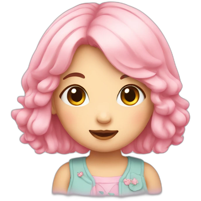 Kawaii girl emoji