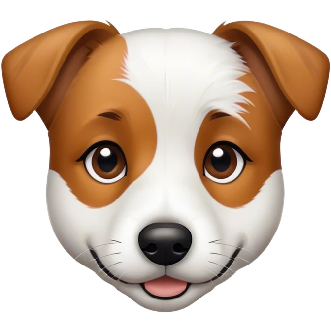 Wire hair jack Russel  emoji