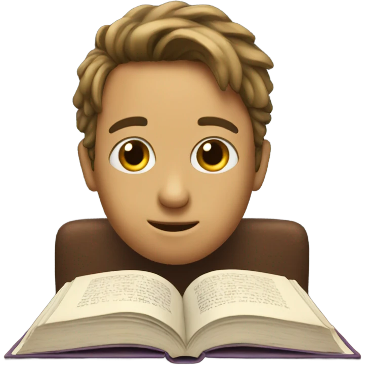 Reading a book emoji