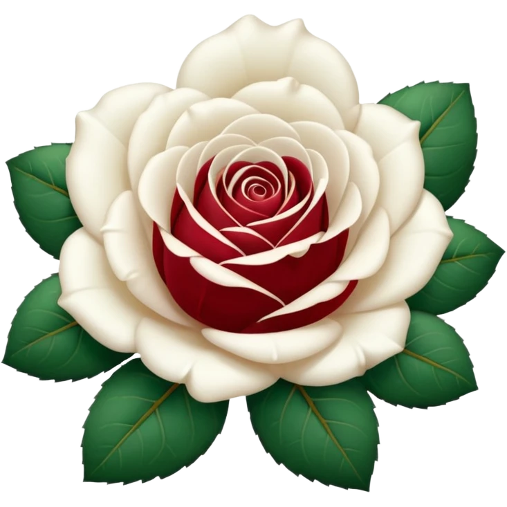 white rose emoji