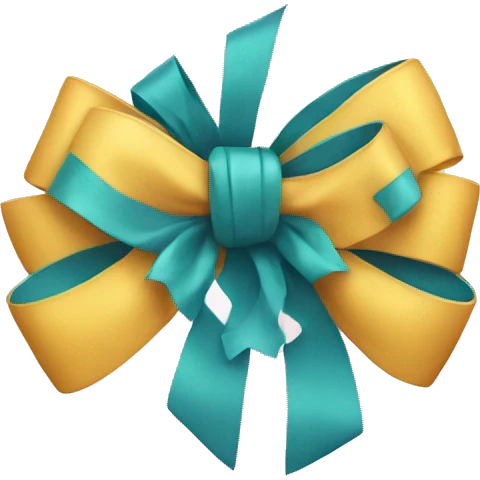 Cute bow emoji